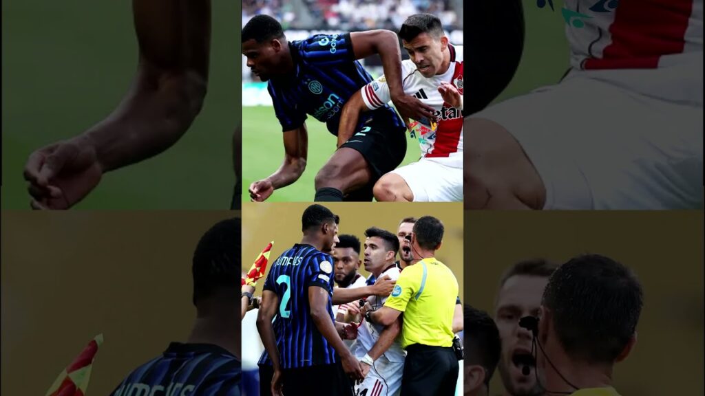 Denzel Dumfries Vs Marcos Acuña Fight Inter Milan Vs River Plate 2-0 Club World Cup 2025 Reaction