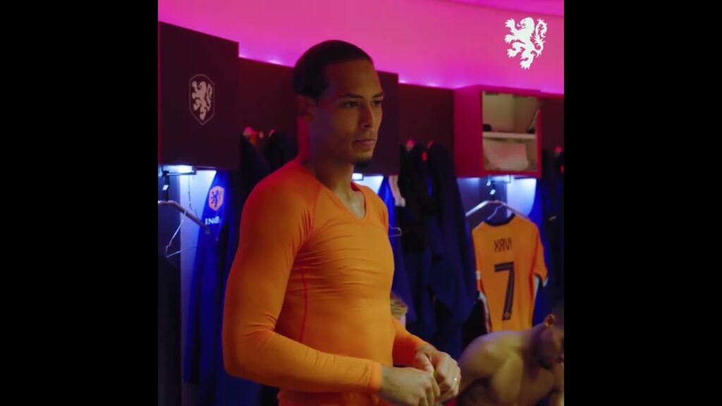 Virgil van Dijk's speech to teammates after 75th Netherlands cap