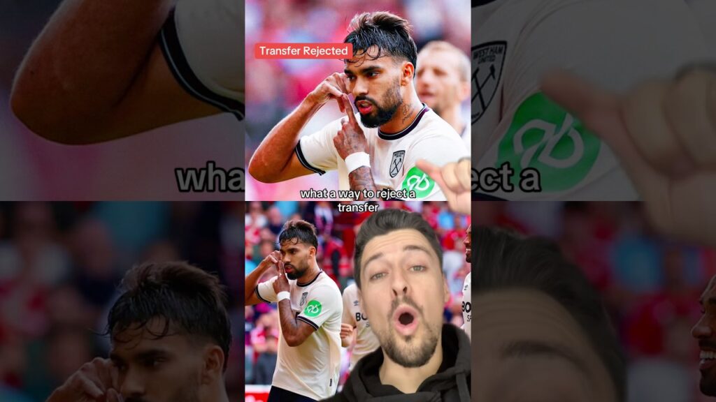 Lucas Paqueta Rejects Aston Villa #lucaspaquetá #westham #westhamunited #whufc #footballtransfers