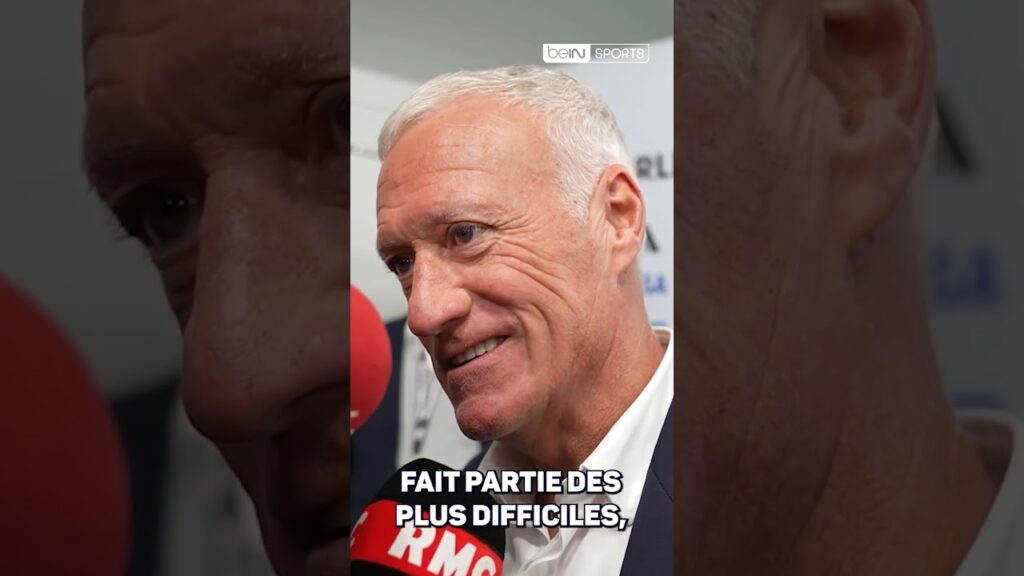 😬🇫🇷 La réaction de Deschamps après le tirage corsé de la France pour la Coupe du Monde ! #shorts