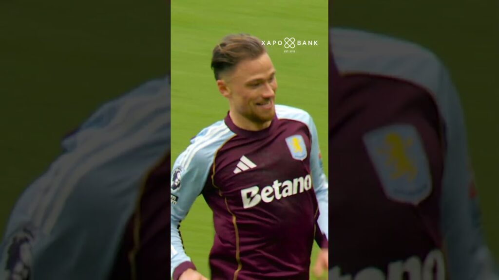 Matty Cash nutmegging David Raya for our opener 😤