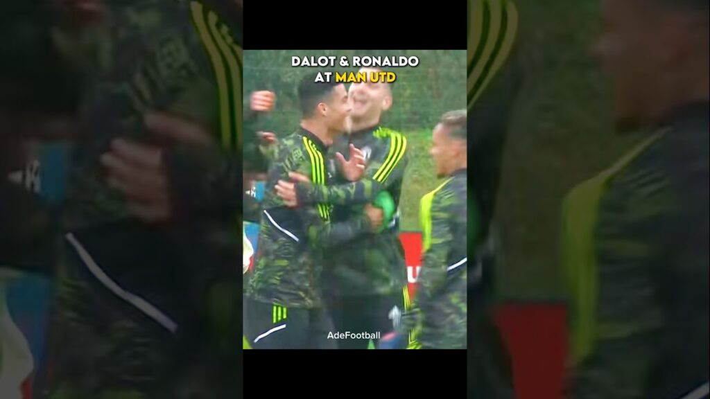 Ronaldo & Dalot At Man U + In Portugal 🥹❤️