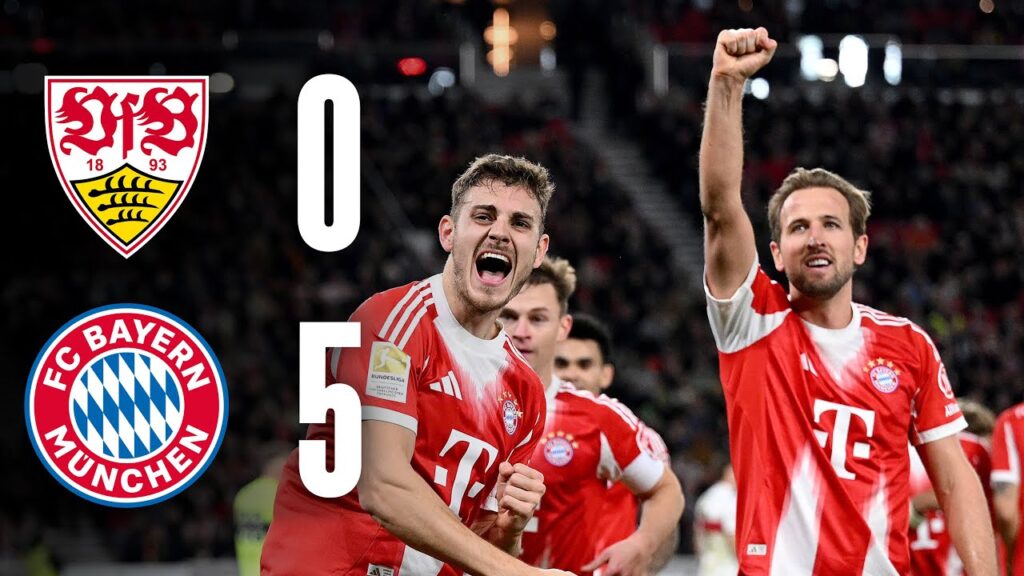 Hat-trick hero Kane shines as substitute | VfB Stuttgart 0-5 FC Bayern | Highlights