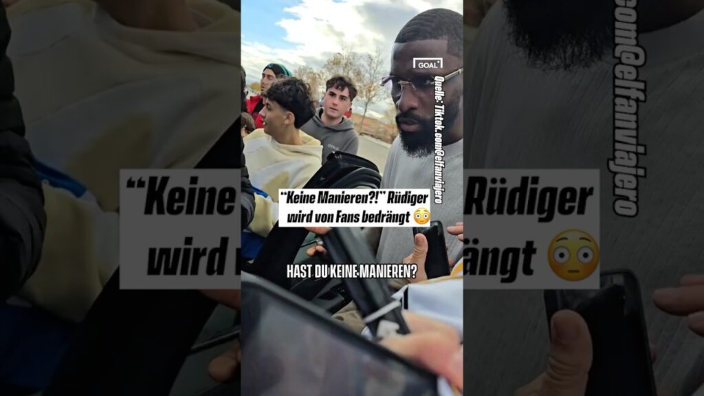 Wilde Szenen bei Antonio Rüdiger😳 #antoniorudiger Wilde Szenen bei Antonio Rüdiger😳 #antoniorudiger
