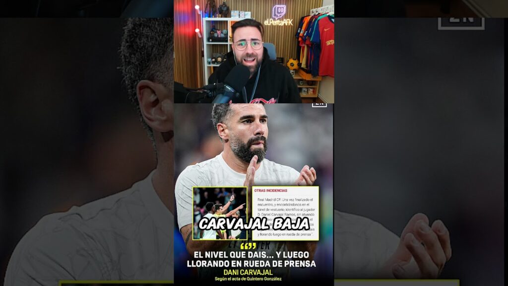 EL MAFIOSO DANI CARVAJAL VUELVE A LIARLA