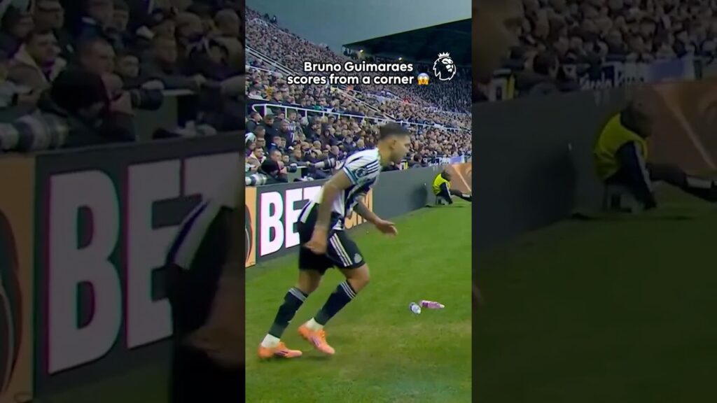 Bruno Guimaraes Scores From A Corner ☄️