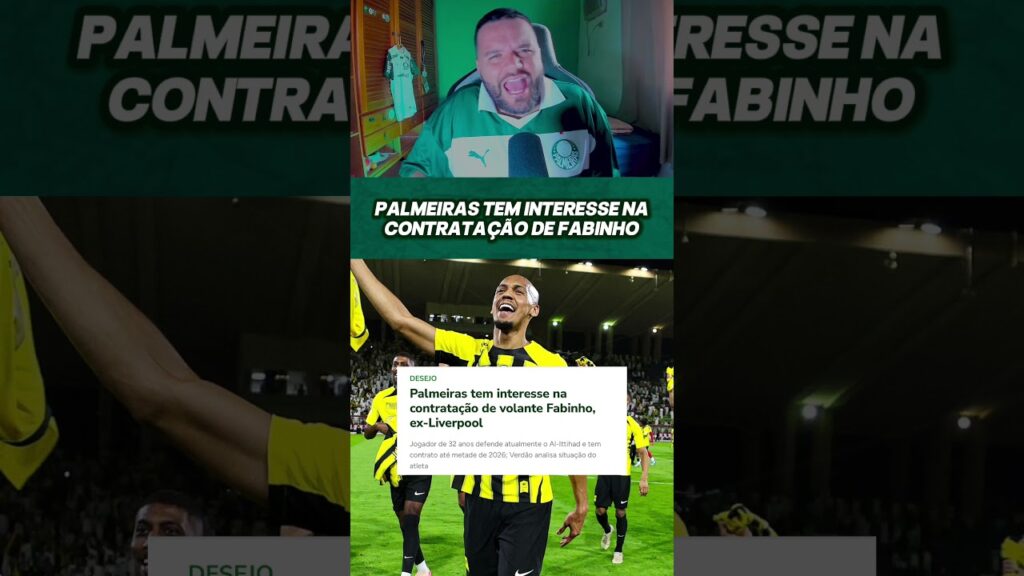 FABINHO NO PALMEIRAS? 😱