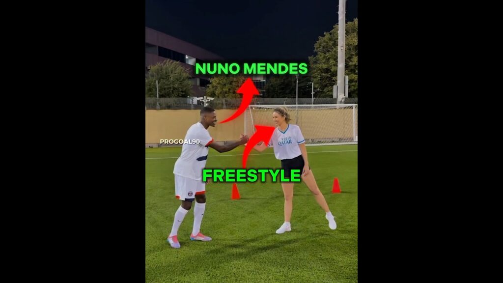 Nuno Mendes Vs Freestyle Skills 🤩🥶