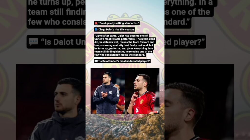 🚨 Dalot leading by example #premierleague #manchesterunited