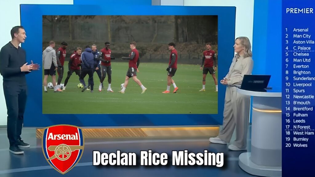 Declan Rice & Trossard MISS Arsenal Training! Big Concern Before Club Brugge UCL Clash!