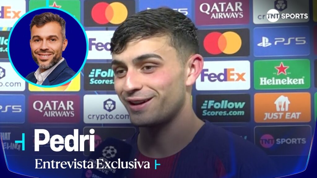 PEDRI: “NECESITAMOS A RONALD ARAÚJO” | BARCELONA 2-1 E. FRANKFURT | CHAMPIONS LEAGUE I ENTREVISTA PEDRI: "NECESITAMOS A RONALD ARAÚJO" | BARCELONA 2-1 E. FRANKFURT | CHAMPIONS LEAGUE I ENTREVISTA