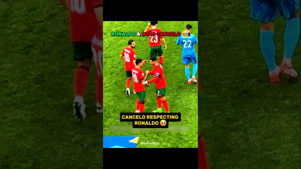 Ronaldo & João Cancelo Friendship 🥹