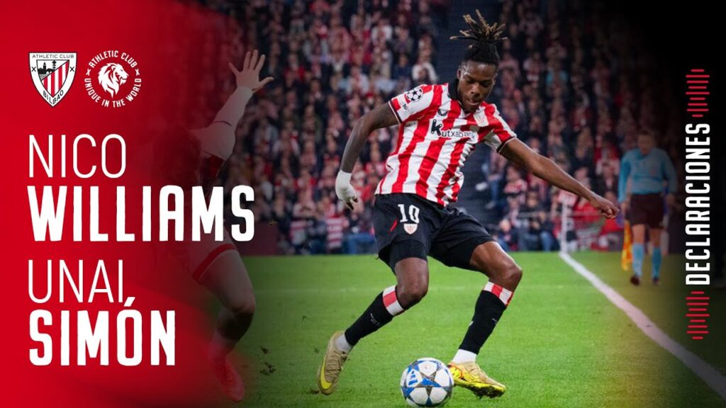 🎙 Nico Williams & Unai Simón | post Athletic Club 0-0 PSG | MD6 Champions League