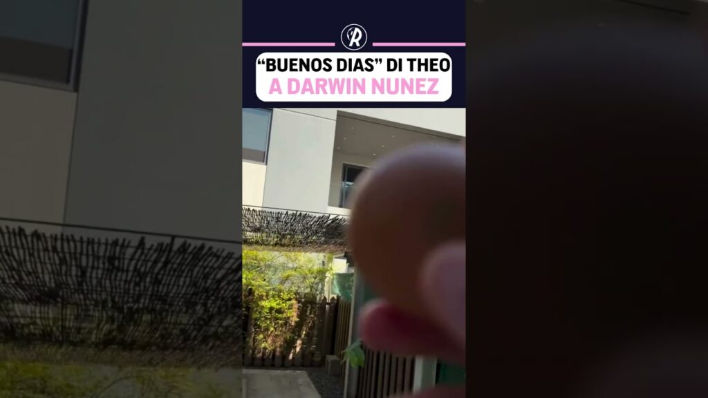 IL BUONGIORNO DI THEO HERNANDEZ A DARWIN NUNEZ È TUTTO DA RIDERE 😂 #shorts