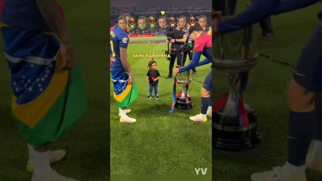 Cute Moments Of Raphinha Son & Lamine's Little Brother 😍