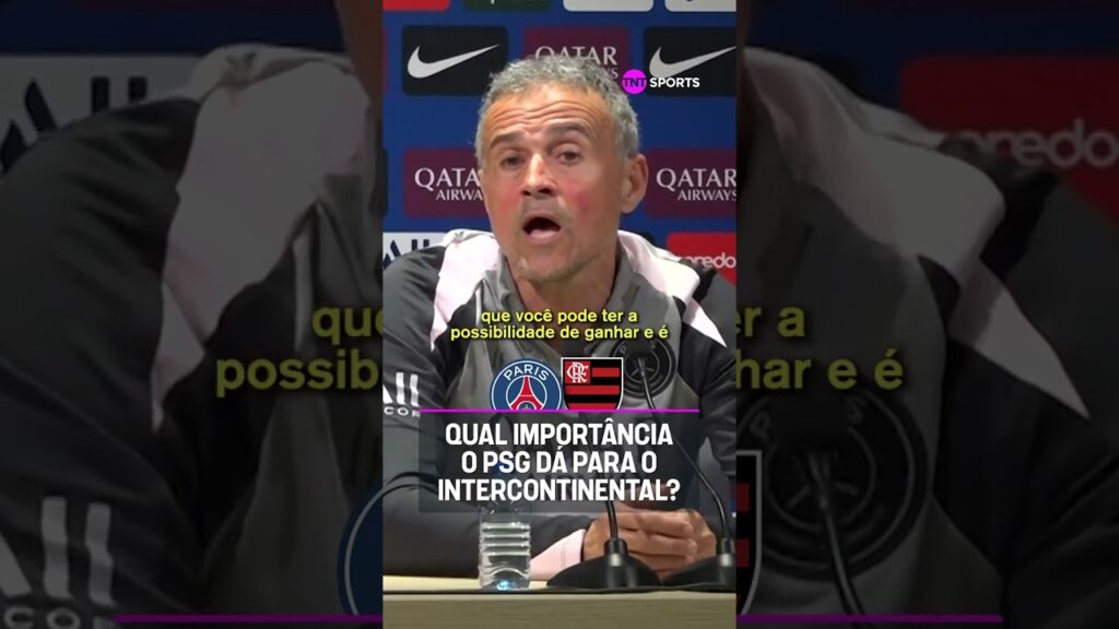 O PSG dá menos importância ao Intercontinental? 🤔👀 Luis Enrique falou sobre a competição. #shorts