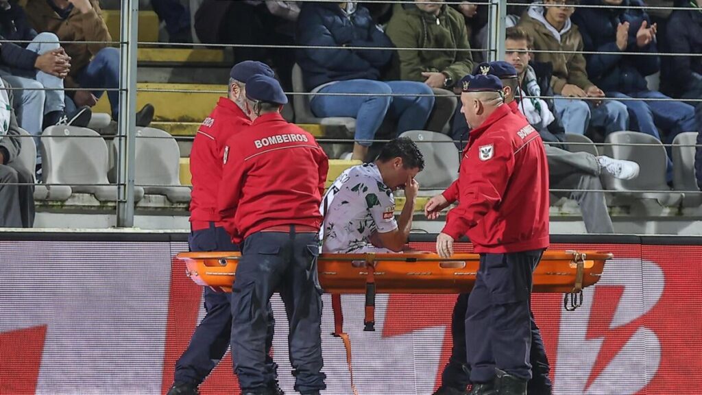 Vasco Sousa voltou a fraturar o perónio contra o benfica