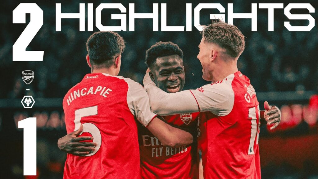 INJURY-TIME WINNER GIVES US ALL THREE POINTS 😍  | HIGHLIGHTS | Arsenal vs Wolves (2-1) | PL