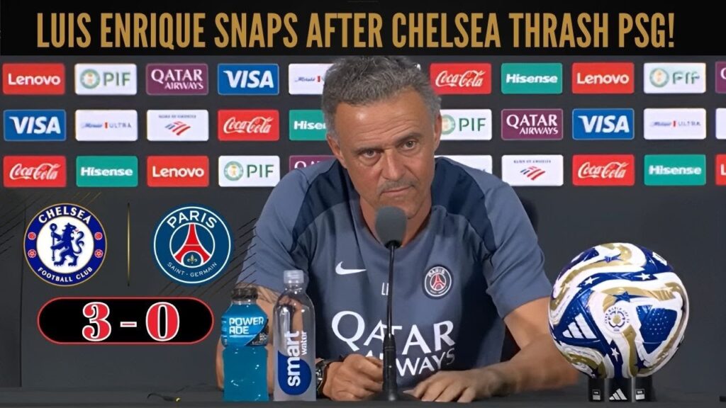 ‘We’re Not Losers!’ Luis Enrique Responds to João Pedro Incident After Chelsea Humiliate PSG 3-0