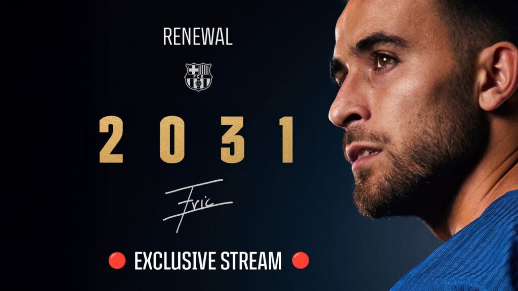 🔴 EXCLUSIVE LIVESTREAM: ERIC GARCIA signs his NEW CONTRACT for FC BARCELONA 📝🔵🔴