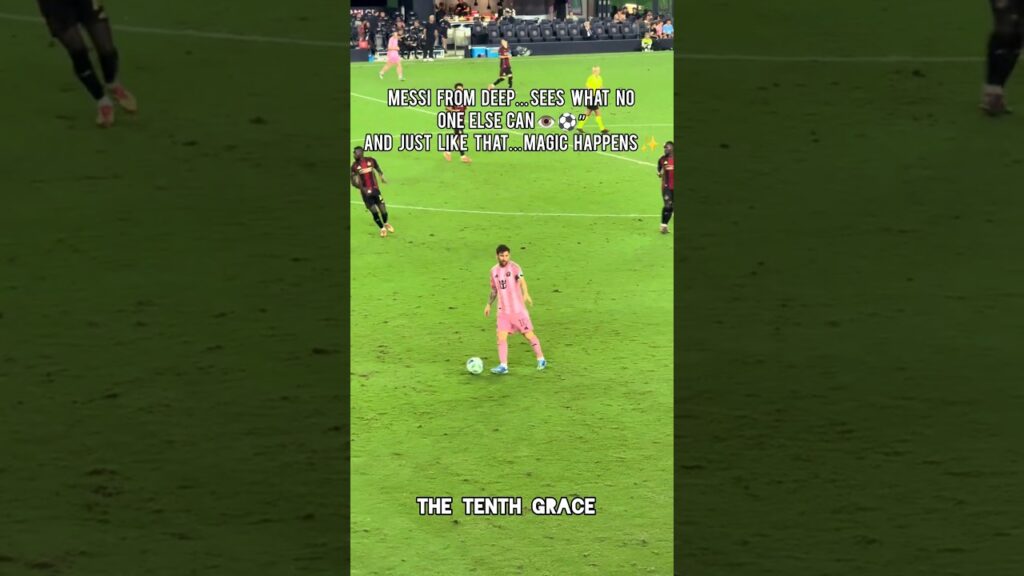 Lionel Messi Incredible Long Assist to Jordi Alba | Inter Miami vs Atlanta #messi