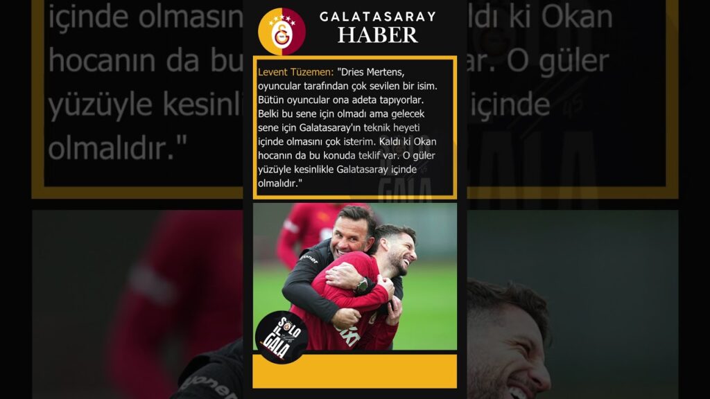 Mertens Galatasaraya Geri Gelebilecek mi #soloilgala #galatasaray