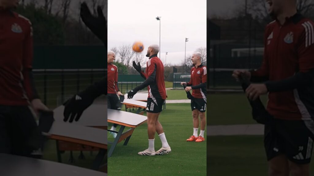 C'est la fête à l'entraînement de Newcastle (Bruno Guimaraes, Joelinton & W.Osula) #football #shorts