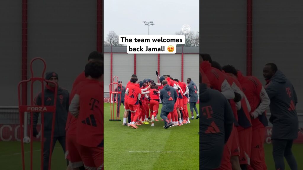Traditional welcome ritual for Jamal Musiala 🤝🤩
