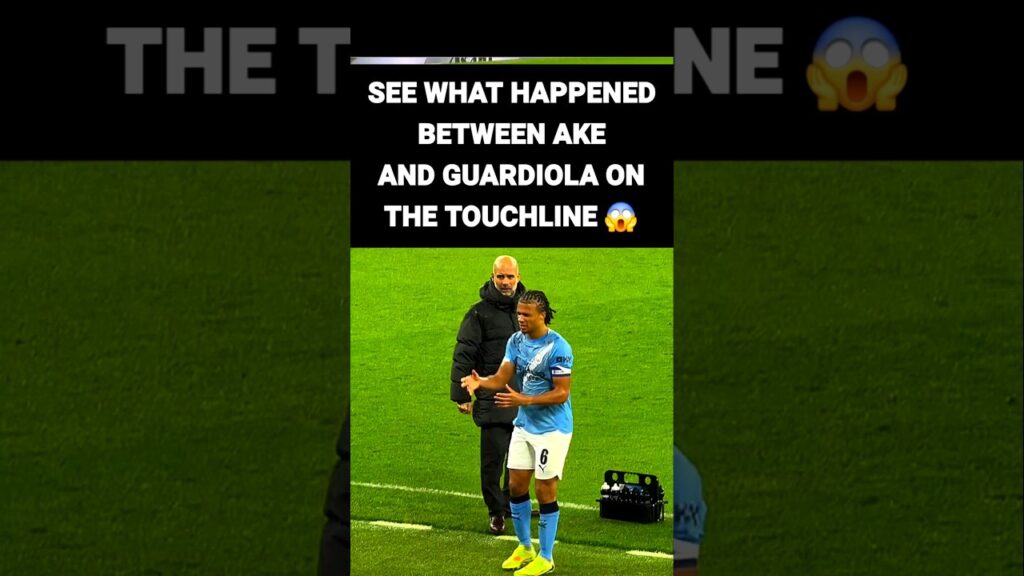 Ake and Guardiola 😱