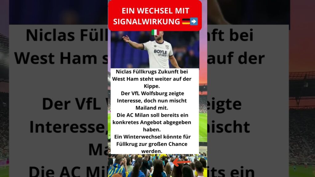 Ein Wechsel mit Signalwirkung 🇩🇪➡️🇮🇹