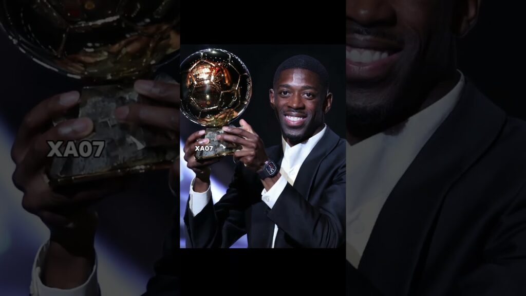 Dembele AURA After Winning Fifa Best Player🥶☠️ #shorts #ronaldo #messi #shortsvideo