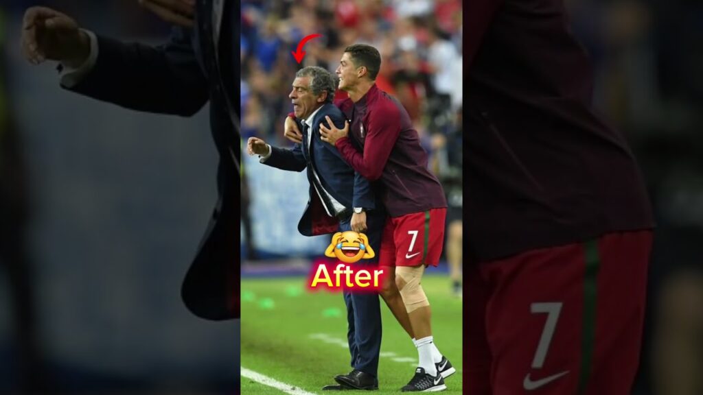 Ronaldo x Fernando Santos🤩🤯