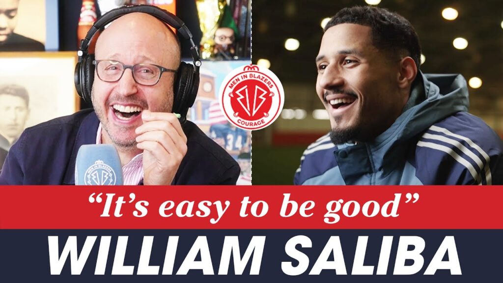 WILLIAM SALIBA on Arsenal’s title push, his bond with Gabriel & his wild goal celebrations