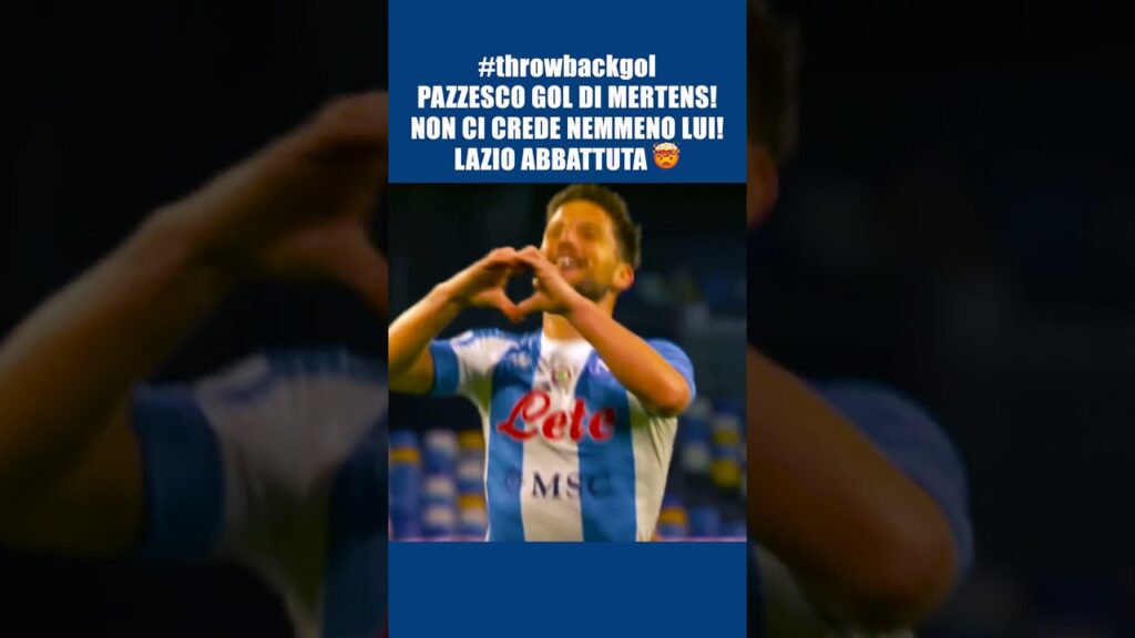Il piattone di Dries contro la Lazio 💙#calcioespresso #throwbackgol #Mertens #NapoliLazio #gol Il piattone di Dries contro la Lazio 💙#calcioespresso #throwbackgol #Mertens #NapoliLazio #gol