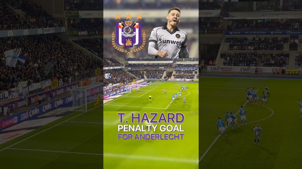 Thorgan Hazard Scores Crucial Penalty for RSC Anderlecht! Thorgan Hazard Scores Crucial Penalty for RSC Anderlecht!