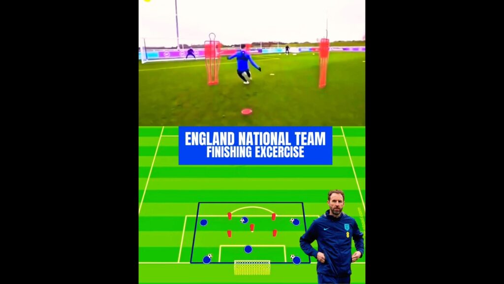 Gareth Southgate vs the England National Team | 4 finishing drills in the penalty area Gareth Southgate vs the England National Team | 4 finishing drills in the penalty area