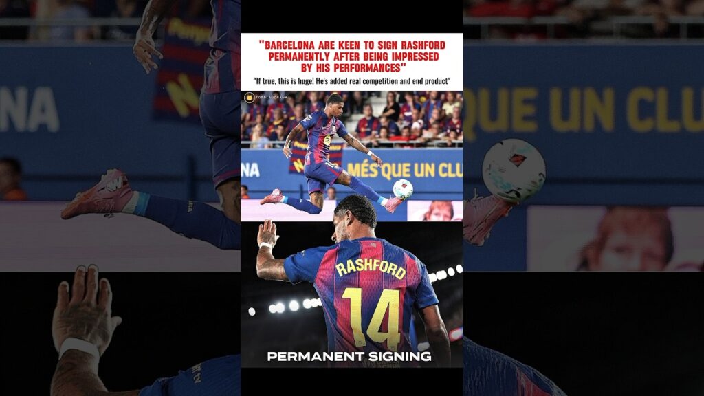 Rashford To Stay At barca 🤔#Rashford #Barcelona #FCB #ManUnited #LaLiga #SoccerNews #BarcaNews #UCL