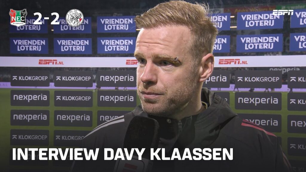 KLAASSEN over EERSTE SEIZOENSHELFT: "DERDE plek zijn we NIET BLIJ mee" 🔙 | Interview Davy Klaassen