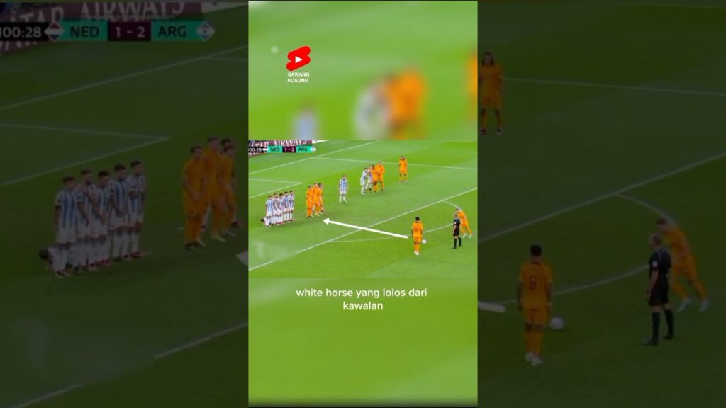 Gol cerdik Belanda, bobol Argentina 😱