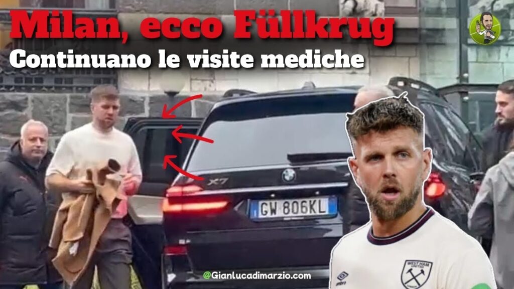 🔴⚫️ MILAN, VISITE MEDICHE PER NICLAS FÜLLKRUG 🎥