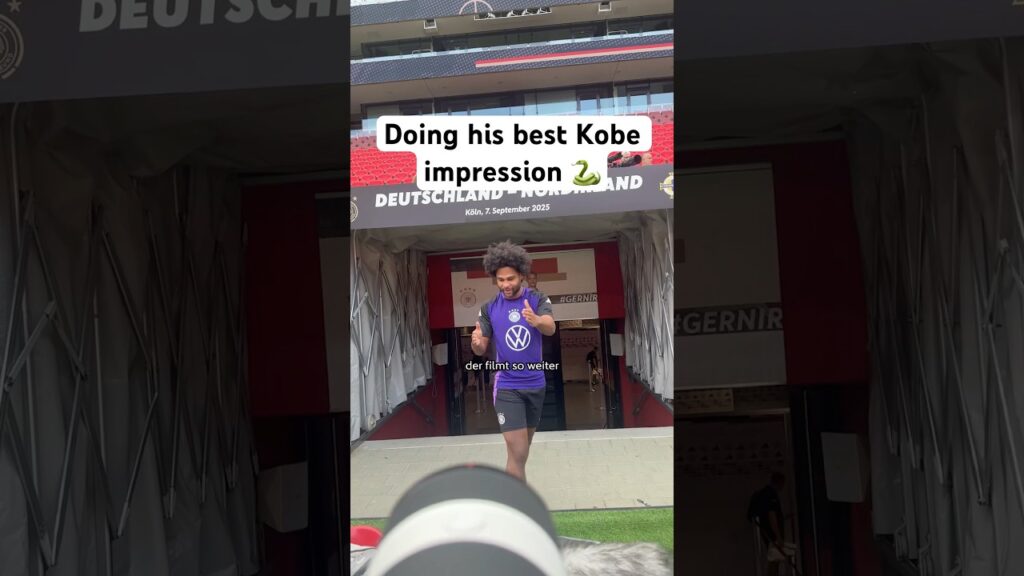 Serge Gnabry channels his inner Kobe Bryant 🐍