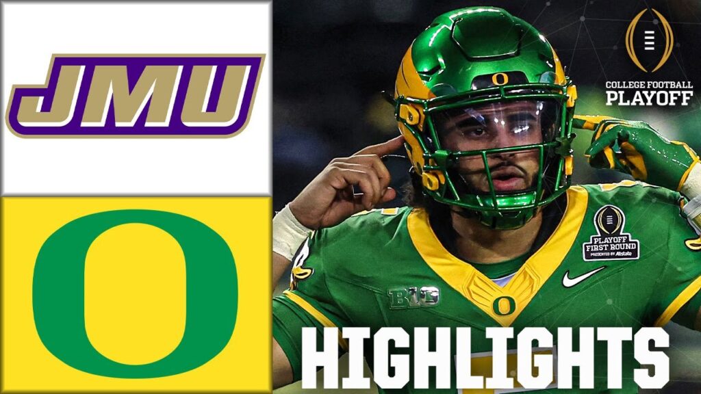 CFP First Round: James Madison Dukes vs. Oregon Ducks | Full Game Highlights | ESPN College Football CFP First Round: James Madison Dukes vs. Oregon Ducks | Full Game Highlights | ESPN College Football