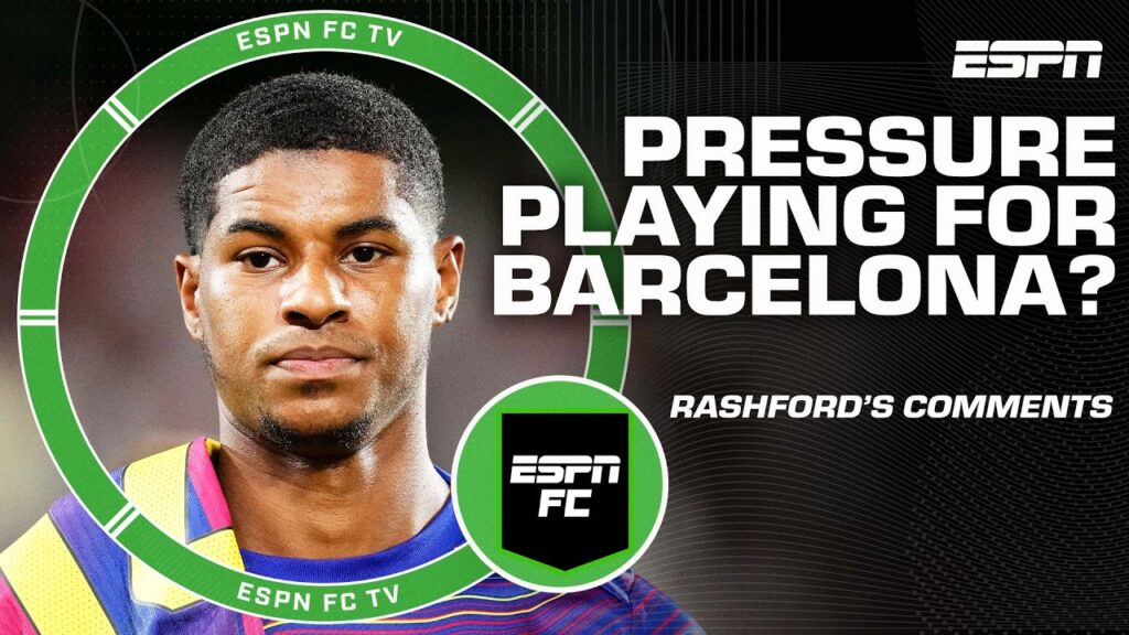 Marcus Rashford claims there’s ‘not negative pressure’ playing for Barcelona | ESPN FC