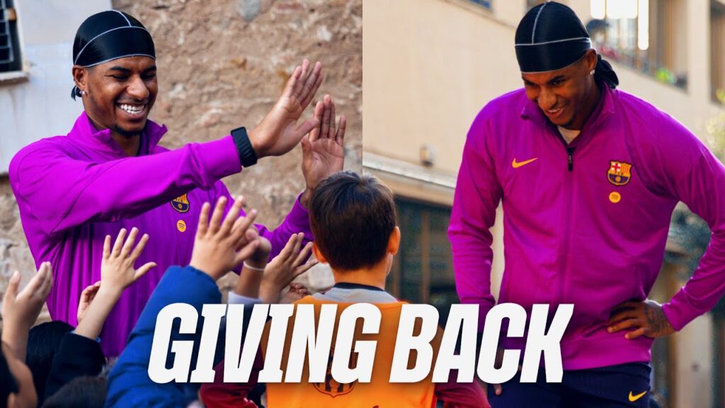 MARCUS RASHFORD SHOWS HIS SOCIAL COMMITMENT | FC Barcelona 🔵🔴