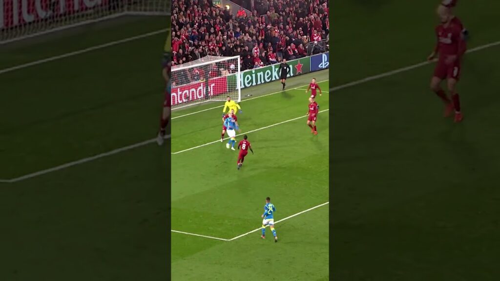 Alisson Becker’s match-defining save vs Napoli back in 2018 🧤 #lfc #shorts #alisson