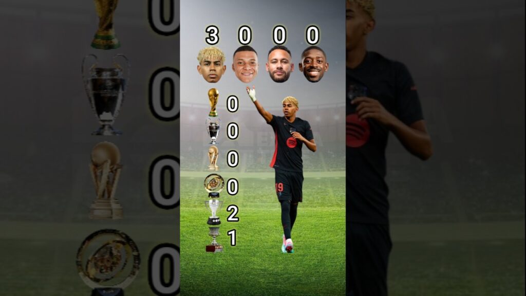 Lamine Yamal vs Mbappe vs Neymar vs Dembele #barcelona #realmadrid #psg