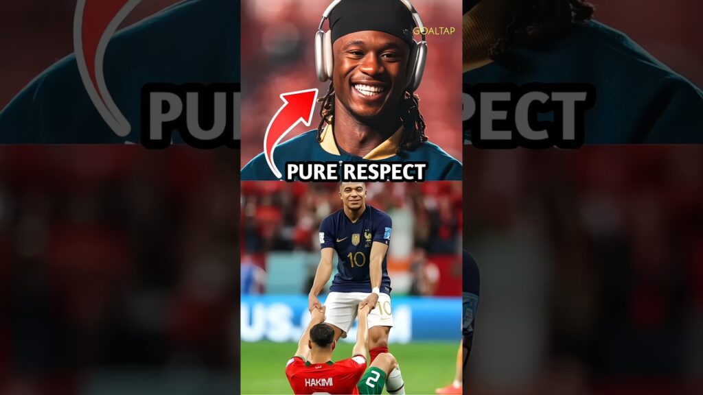 How Kylian Mbappé and mini Mbappe Stole the Hakimis spacial day and camavinga what did 😳🤯 #shorts