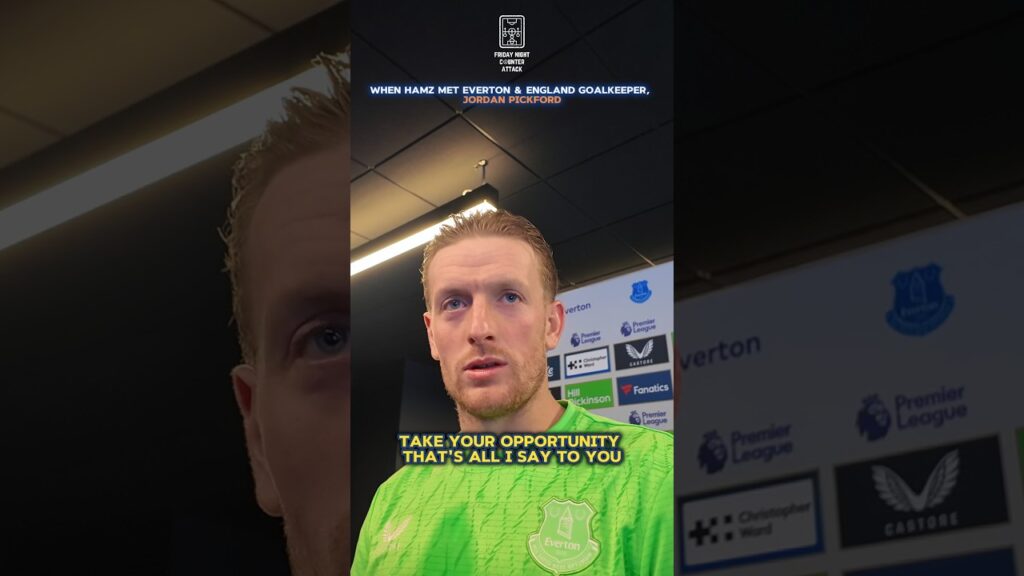 ⚽ Jordan Pickford On Iliman Ndiaye and Idrissa Gueye's AFCON 🇸🇳 #everton #football #fyp #senegal