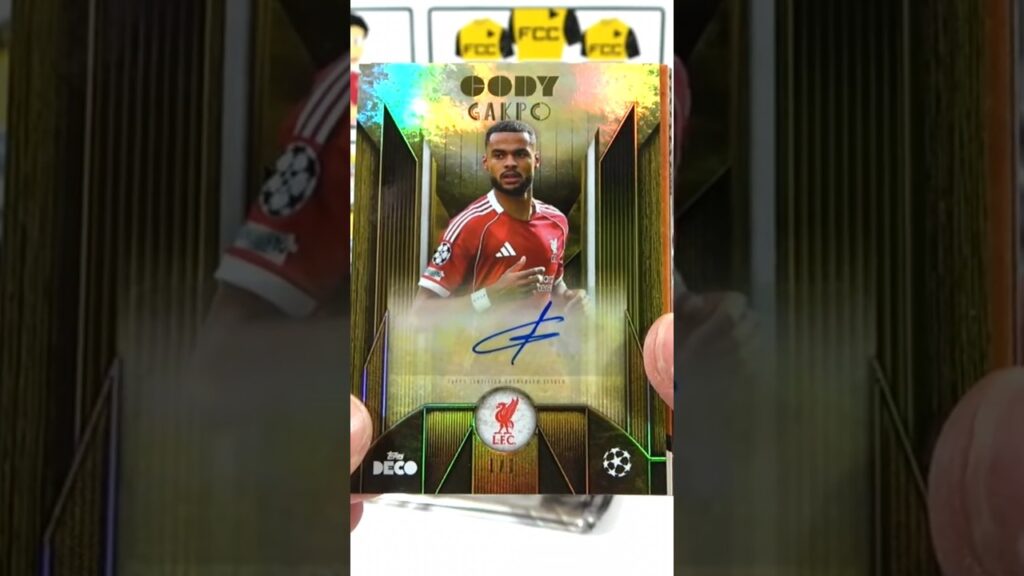 WE PACKED A 1/1 CODY GAKPO AUTOGRAPH CARD From Our Topps Deco Box | Only One In The World