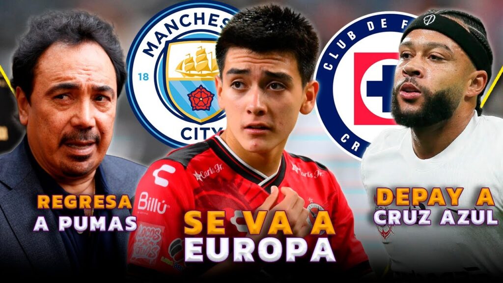 FICHAJE OFICIAL: CITY POR MORA | MEMPHIS DEPAY A CRUZ AZUL | HUGO SANCHEZ VUELVE A PUMAS